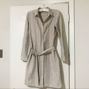 Tommy Hilfiger Tan stripe dress